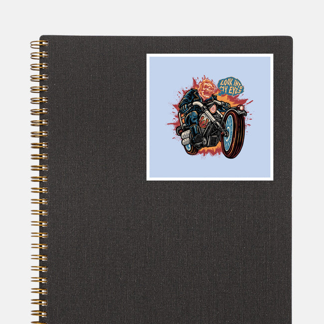 Look Into My Eyes-None-Glossy-Sticker-glitchygorilla