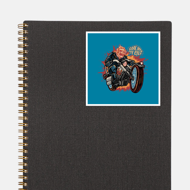 Look Into My Eyes-None-Glossy-Sticker-glitchygorilla