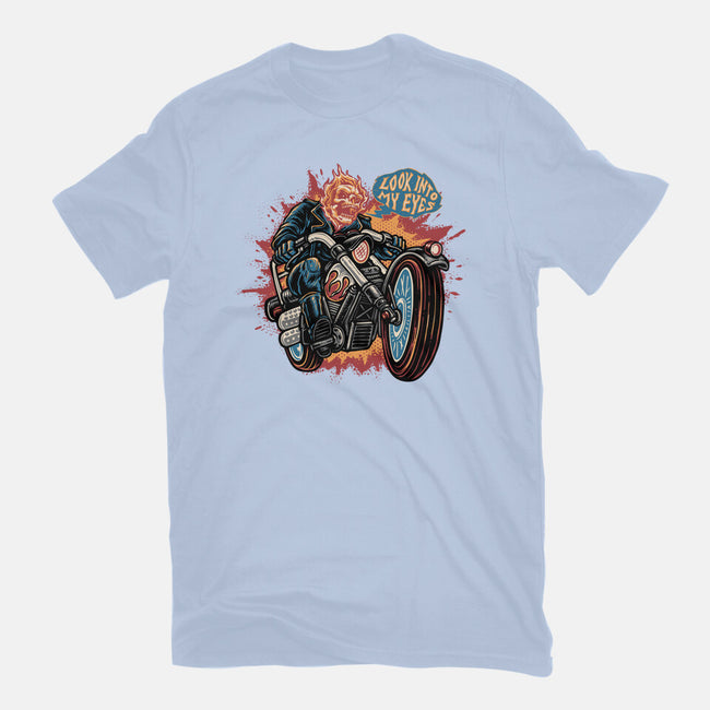 Look Into My Eyes-Womens-Basic-Tee-glitchygorilla