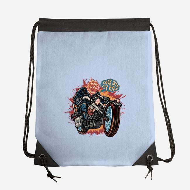 Look Into My Eyes-None-Drawstring-Bag-glitchygorilla