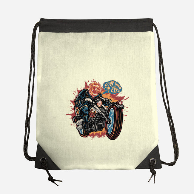 Look Into My Eyes-None-Drawstring-Bag-glitchygorilla