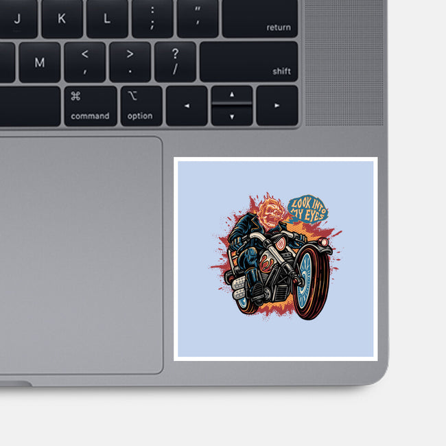 Look Into My Eyes-None-Glossy-Sticker-glitchygorilla