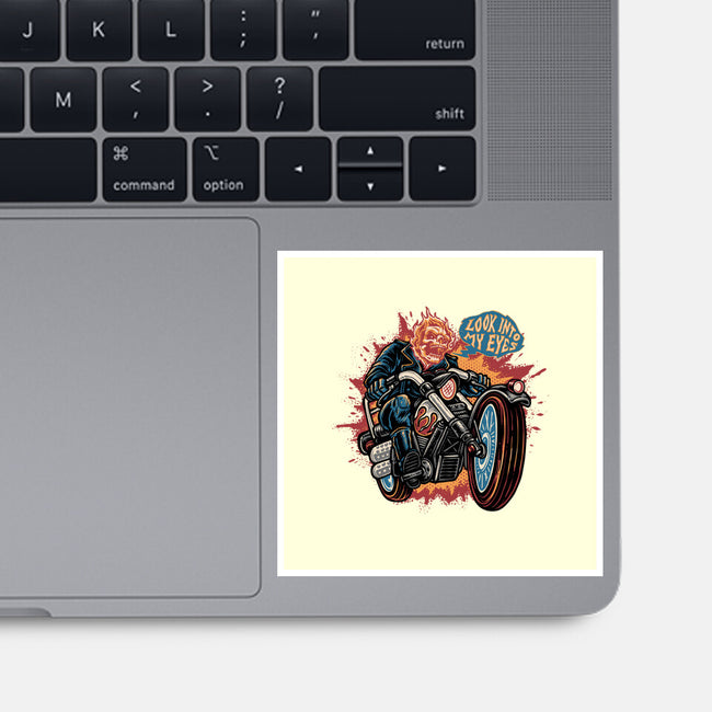 Look Into My Eyes-None-Glossy-Sticker-glitchygorilla