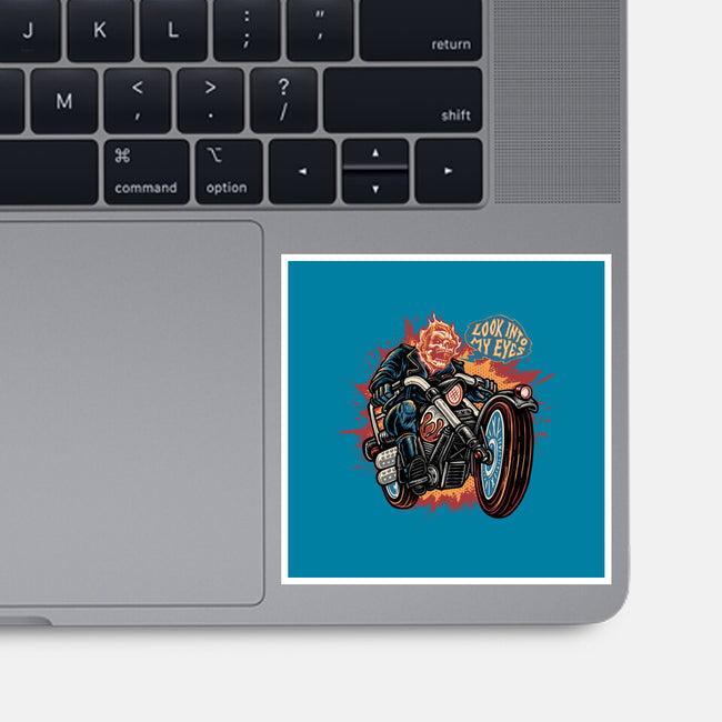 Look Into My Eyes-None-Glossy-Sticker-glitchygorilla