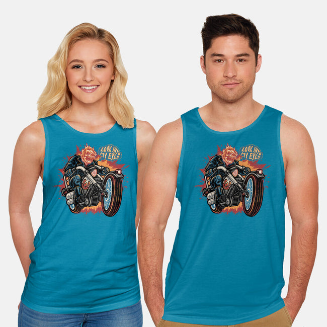 Look Into My Eyes-Unisex-Basic-Tank-glitchygorilla
