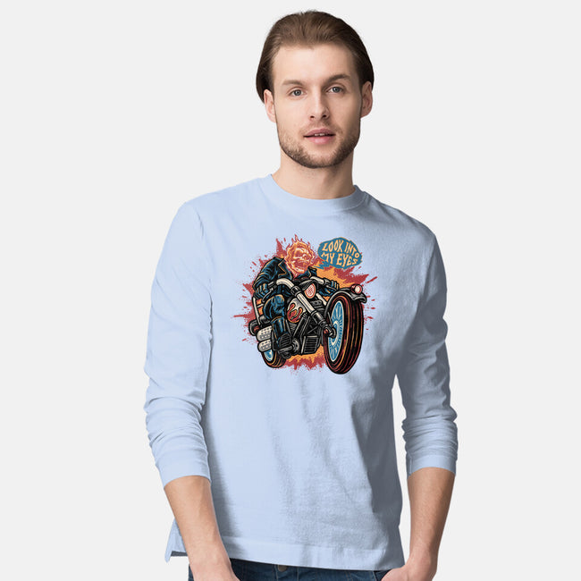 Look Into My Eyes-Mens-Long Sleeved-Tee-glitchygorilla
