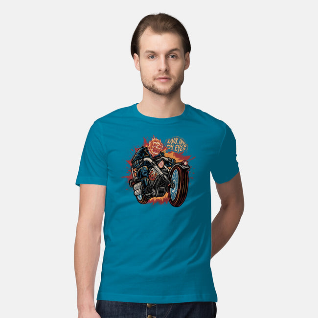 Look Into My Eyes-Mens-Premium-Tee-glitchygorilla