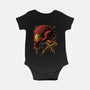Cosmic Warrior Nightsky Lineart-Baby-Basic-Onesie-Astrobot Invention