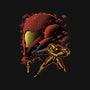 Cosmic Warrior Nightsky Lineart-Womens-Fitted-Tee-Astrobot Invention