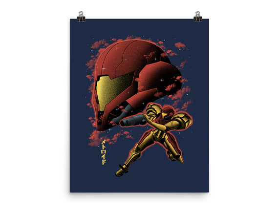 Cosmic Warrior Nightsky Lineart