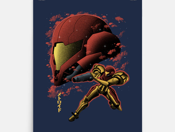 Cosmic Warrior Nightsky Lineart