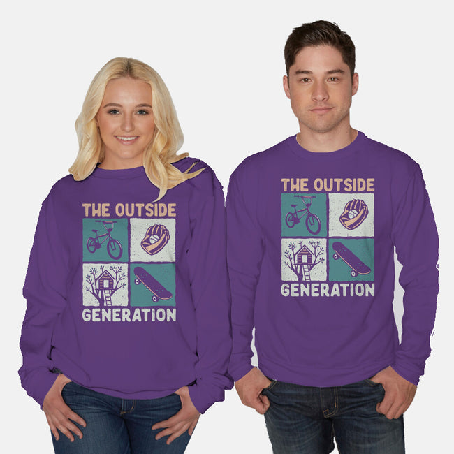 The Outside Generation-Unisex-Crew Neck-Sweatshirt-NMdesign