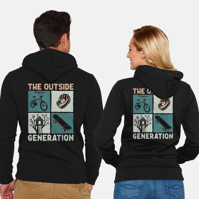 The Outside Generation-Unisex-Zip-Up-Sweatshirt-NMdesign