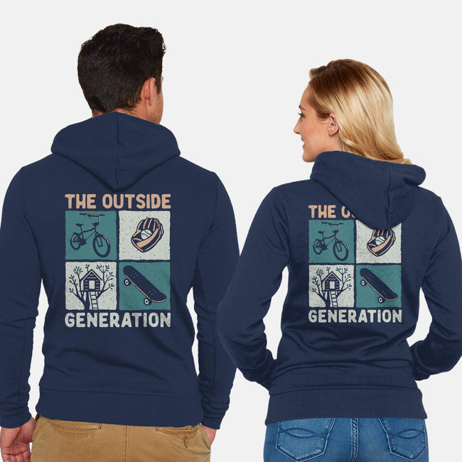 The Outside Generation-Unisex-Zip-Up-Sweatshirt-NMdesign