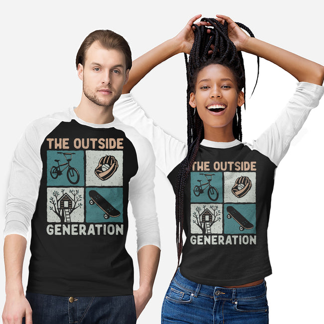 The Outside Generation-Unisex-Baseball-Tee-NMdesign