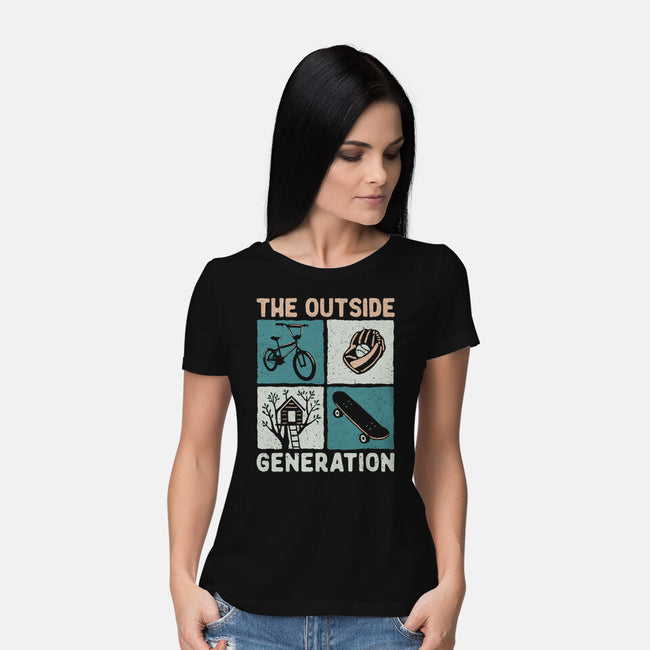The Outside Generation-Womens-Basic-Tee-NMdesign