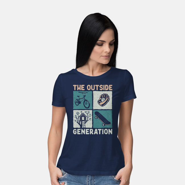 The Outside Generation-Womens-Basic-Tee-NMdesign