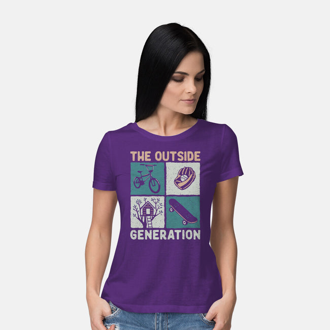 The Outside Generation-Womens-Basic-Tee-NMdesign