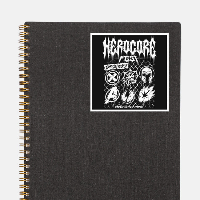 Herocore Fest-None-Glossy-Sticker-spoilerinc
