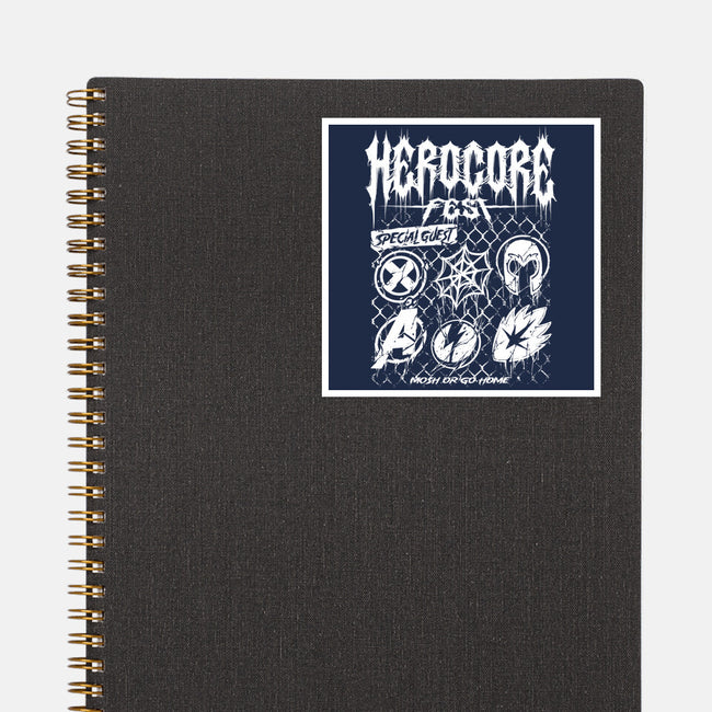 Herocore Fest-None-Glossy-Sticker-spoilerinc