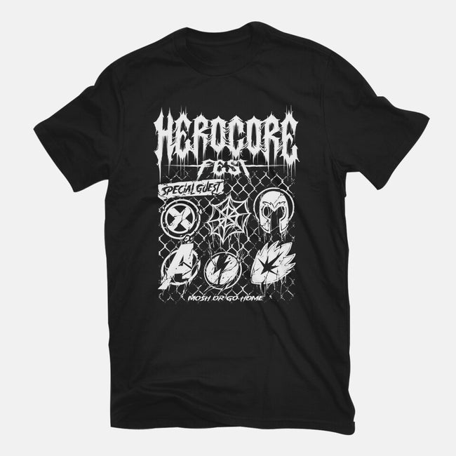 Herocore Fest-Unisex-Basic-Tee-spoilerinc