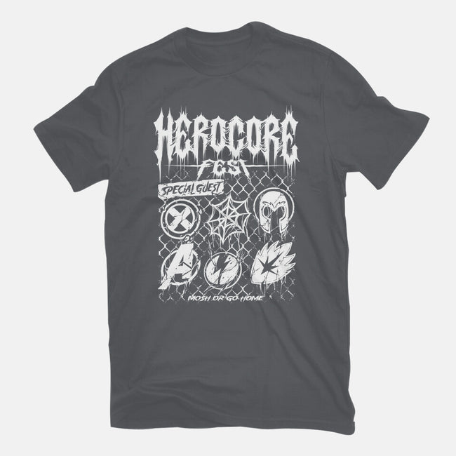 Herocore Fest-Unisex-Basic-Tee-spoilerinc