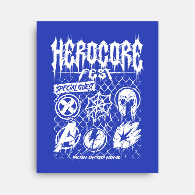Herocore Fest-None-Stretched-Canvas-spoilerinc