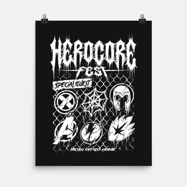 Herocore Fest-None-Matte-Poster-spoilerinc
