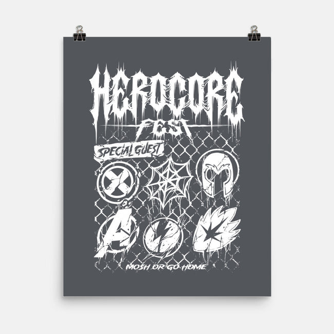 Herocore Fest-None-Matte-Poster-spoilerinc