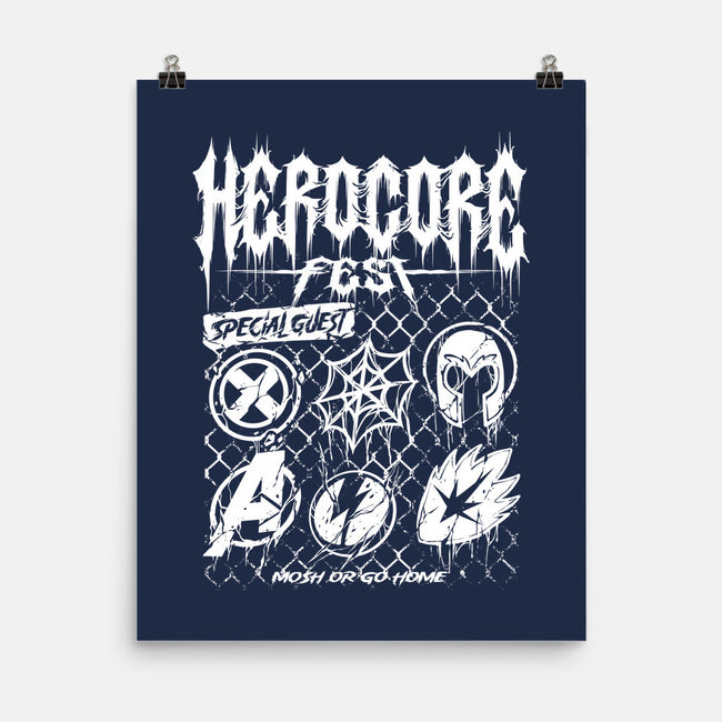 Herocore Fest-None-Matte-Poster-spoilerinc