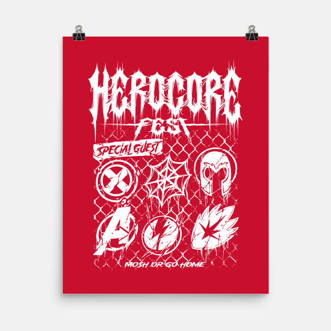 Herocore Fest-None-Matte-Poster-spoilerinc