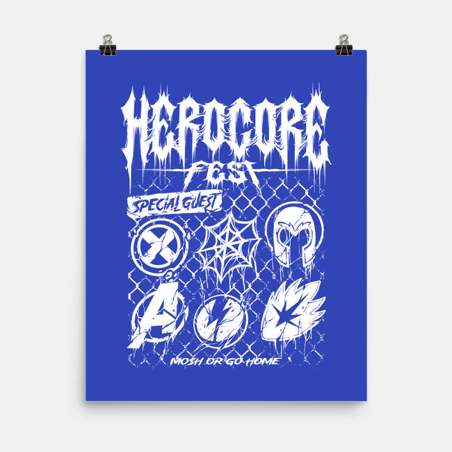 Herocore Fest-None-Matte-Poster-spoilerinc