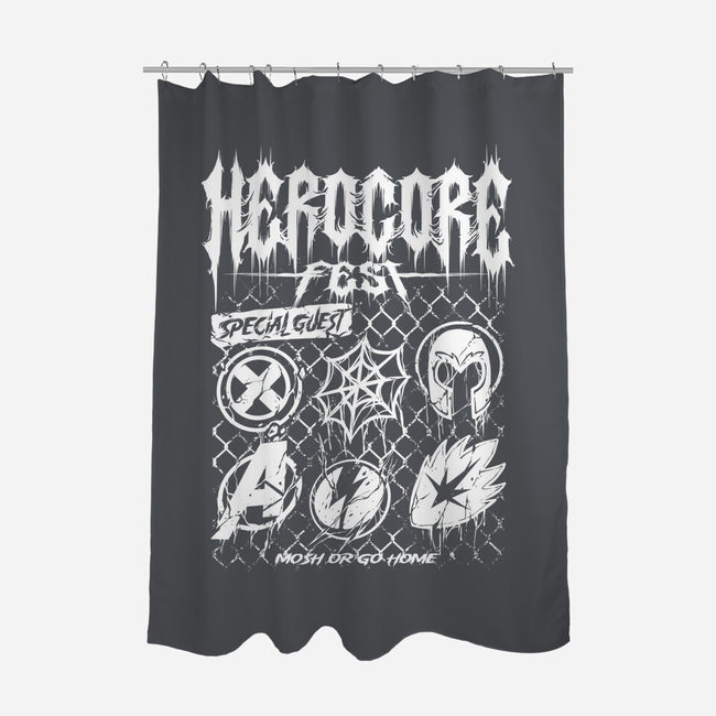 Herocore Fest-None-Polyester-Shower Curtain-spoilerinc