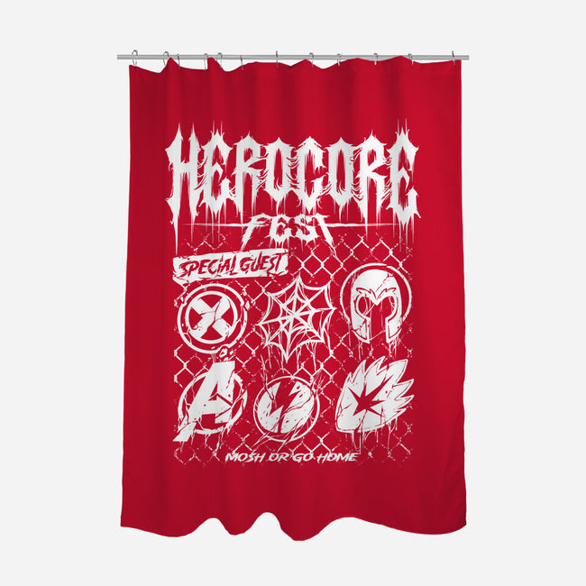 Herocore Fest-None-Polyester-Shower Curtain-spoilerinc