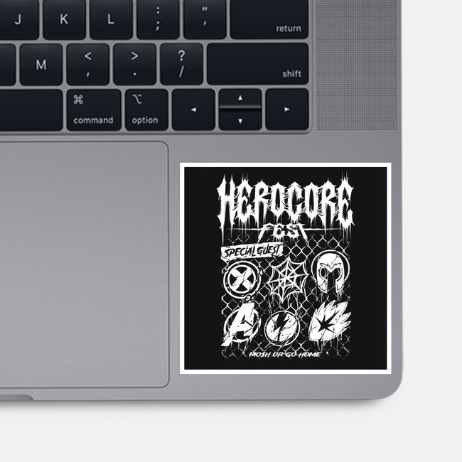 Herocore Fest-None-Glossy-Sticker-spoilerinc