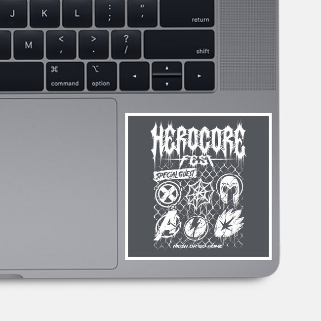 Herocore Fest-None-Glossy-Sticker-spoilerinc