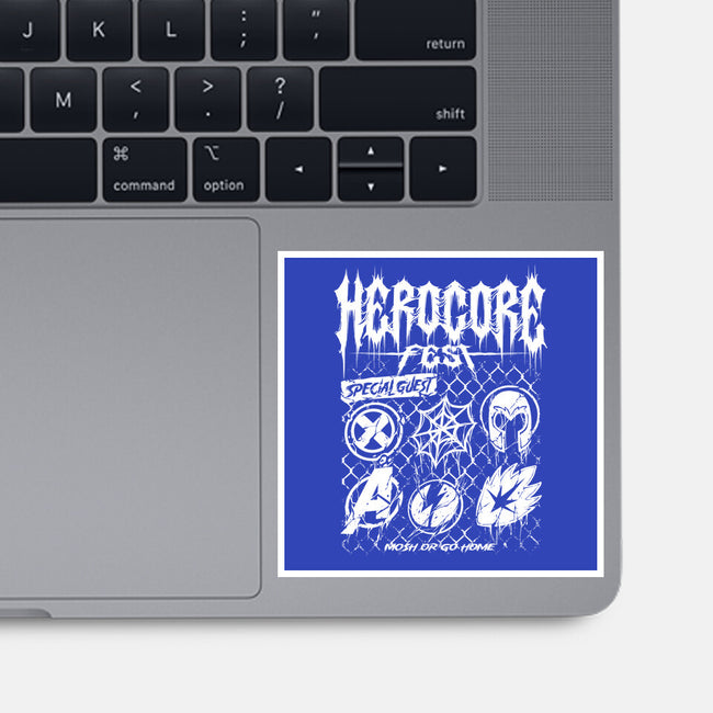 Herocore Fest-None-Glossy-Sticker-spoilerinc