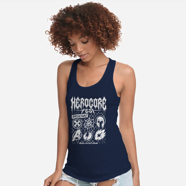 Herocore Fest-Womens-Racerback-Tank-spoilerinc