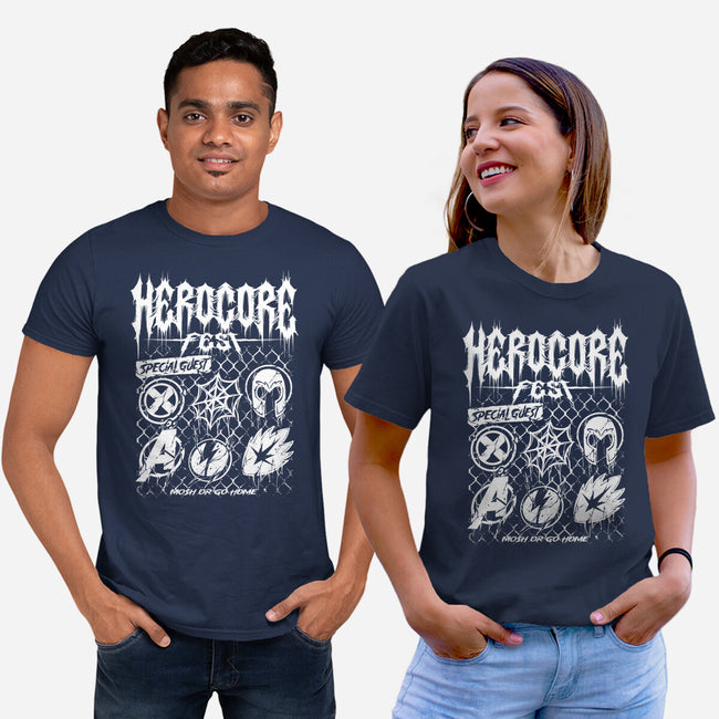 Herocore Fest-Unisex-Basic-Tee-spoilerinc