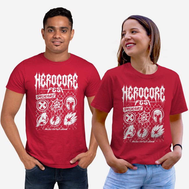 Herocore Fest-Unisex-Basic-Tee-spoilerinc