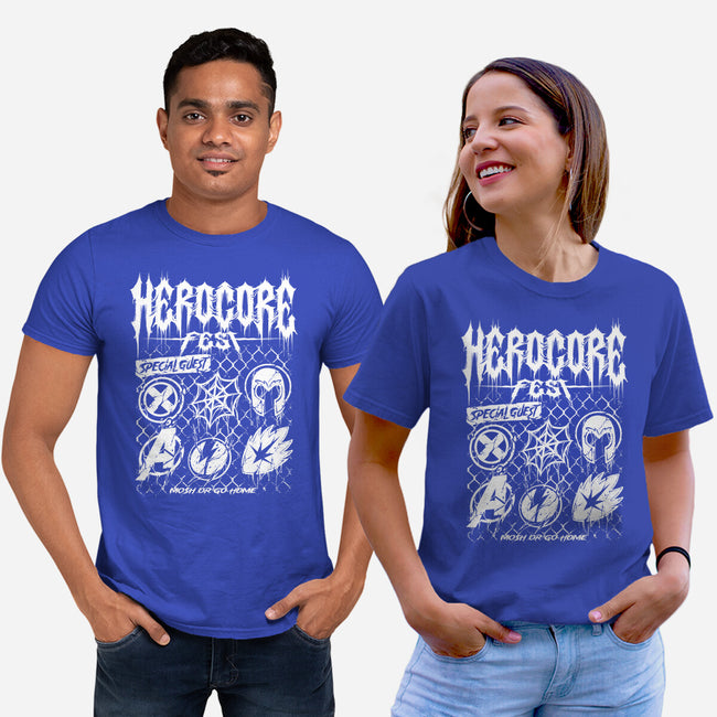 Herocore Fest-Unisex-Basic-Tee-spoilerinc