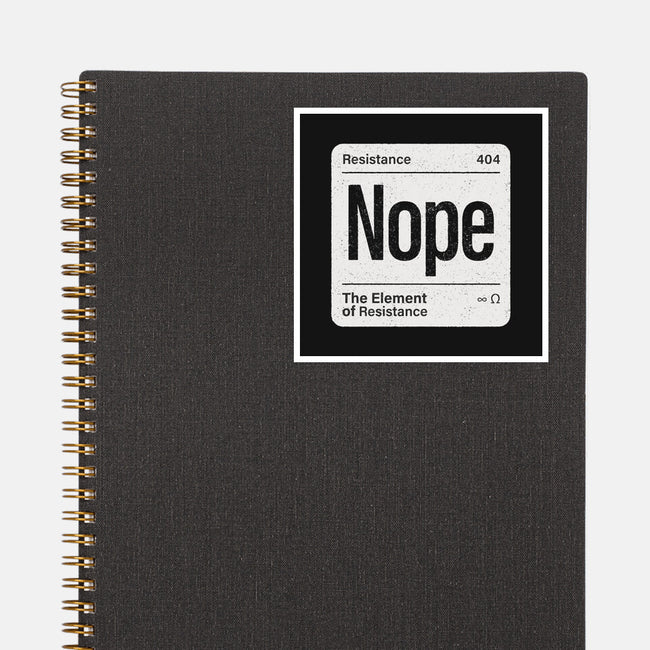 The Element Of Resistance-None-Glossy-Sticker-Popnotic