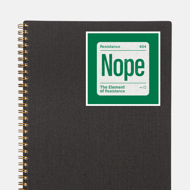 The Element Of Resistance-None-Glossy-Sticker-Popnotic