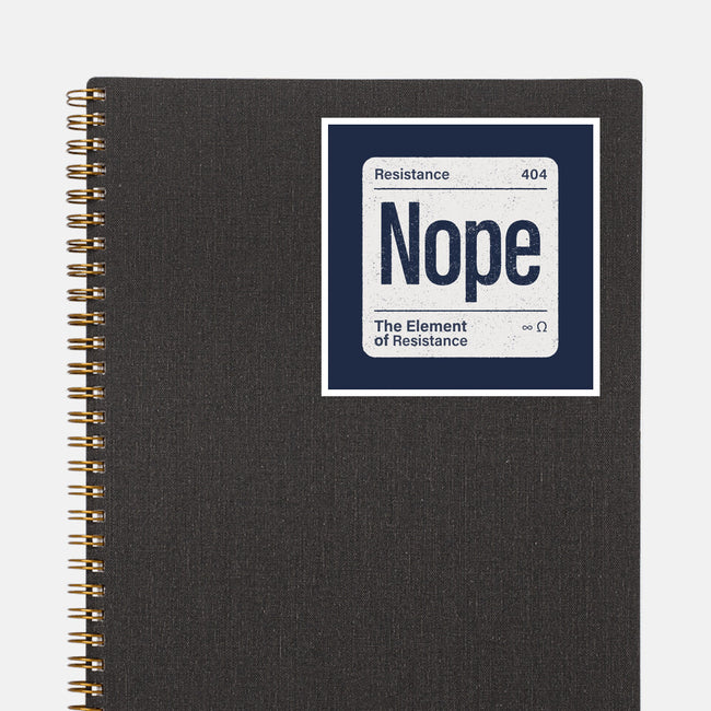 The Element Of Resistance-None-Glossy-Sticker-Popnotic