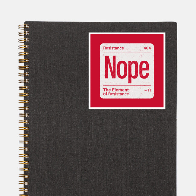 The Element Of Resistance-None-Glossy-Sticker-Popnotic