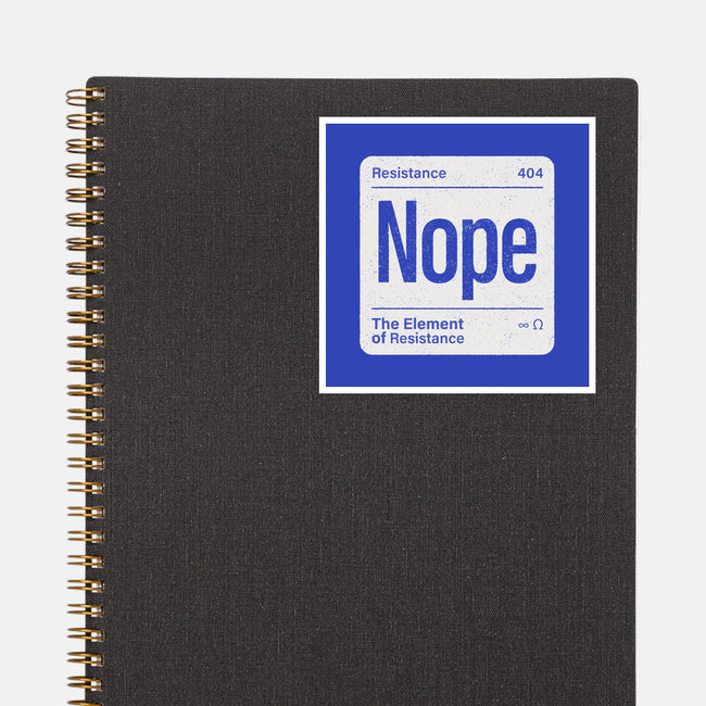 The Element Of Resistance-None-Glossy-Sticker-Popnotic