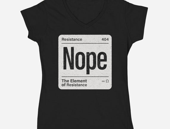 The Element Of Resistance