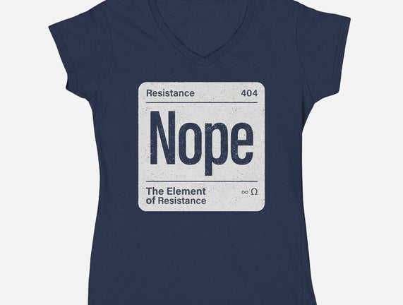 The Element Of Resistance