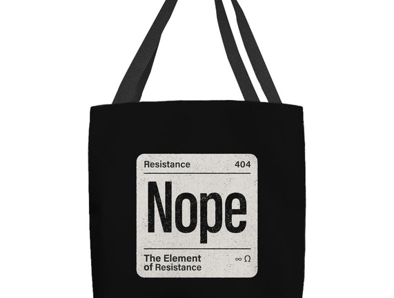 The Element Of Resistance