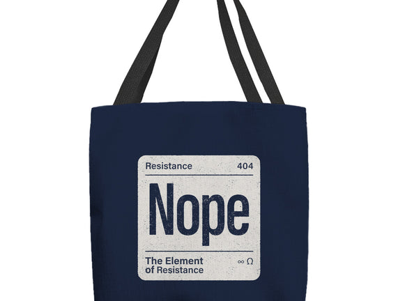 The Element Of Resistance